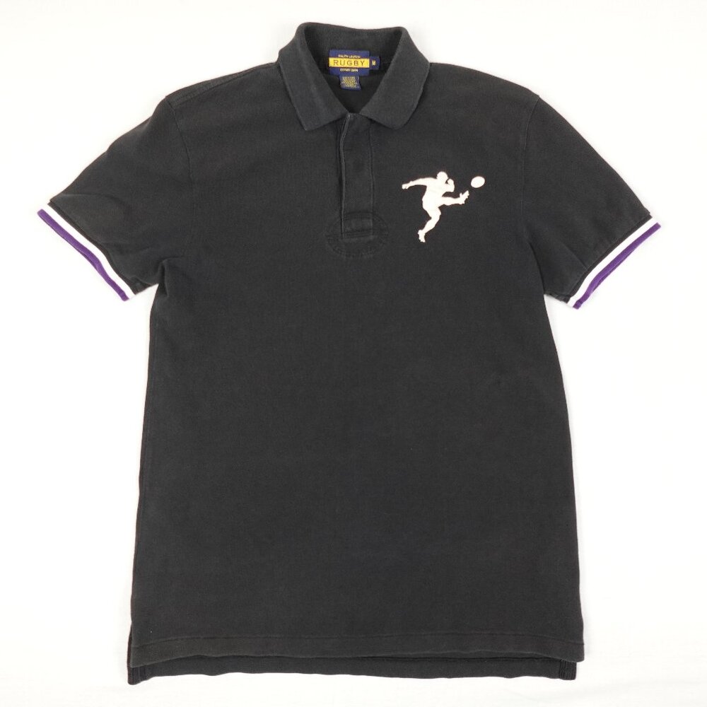 Rugby Ralph Lauren Big Kicker Polo Shirt Men's Medium Short Sleeve Casual